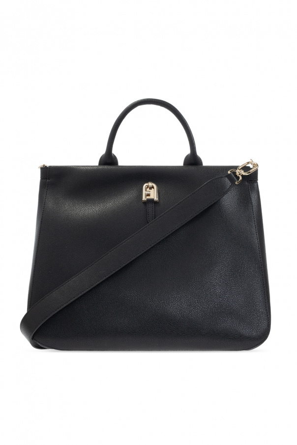 Palazzo calf leather shoulder bag on sale